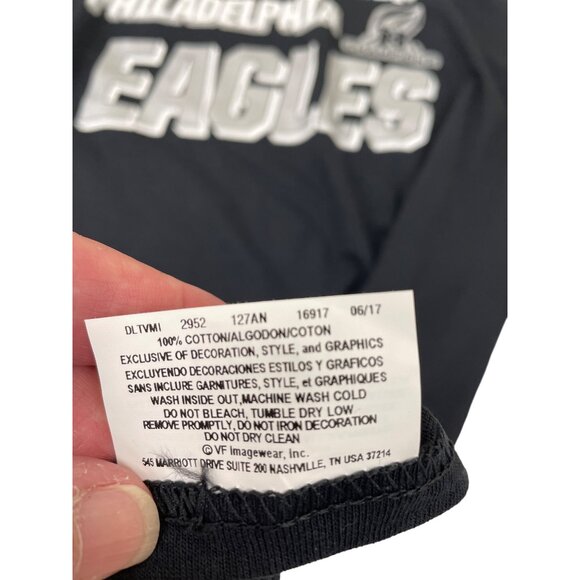 Philadelphia Eagles NFL Conference Champions T-Shirt Black size L/G SKU 8508 - Picture 7 of 9